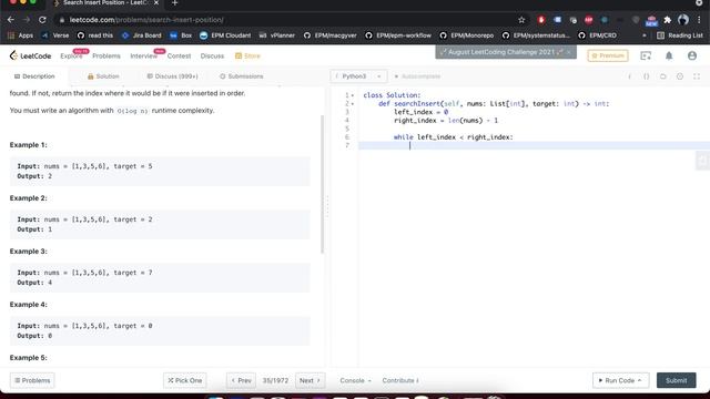 LeetCode Questions 27. Remove Element and 35. Search Insert Position смотреть онлайн