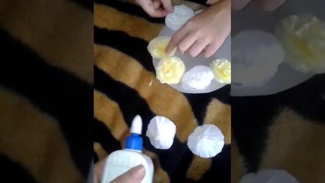 DIY Сердце из салфеток