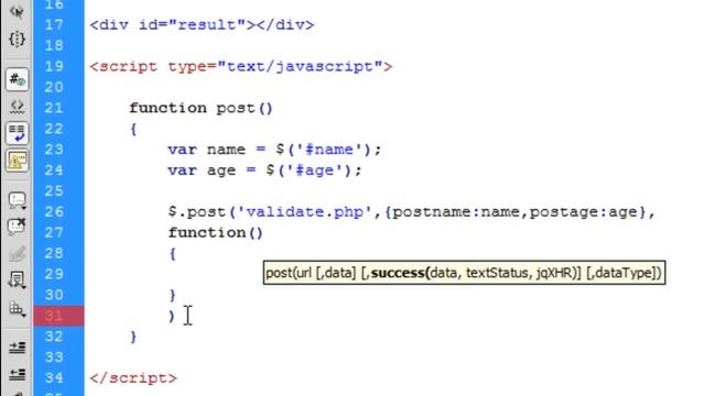 JavaScript: Post to PHP (AJAX)