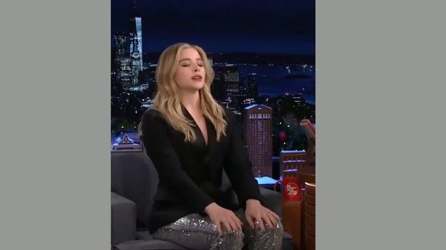 Chloë Grace Moretz Sings Britney Spears "Baby More One Time" On The Tonight Show Jimmy Kimmel HD/HQ