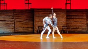 Eleonora Sevenard and Denis Savin in ballet Carmen Suite