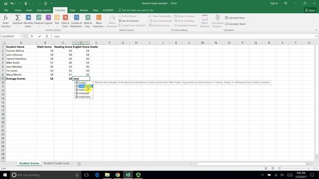 Named Ranges Excel 2016 смотреть онлайн