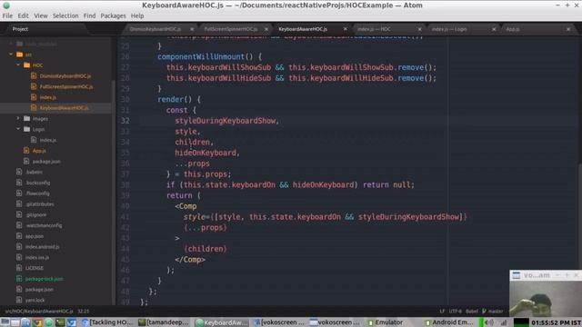 High Order Component in react native смотреть онлайн