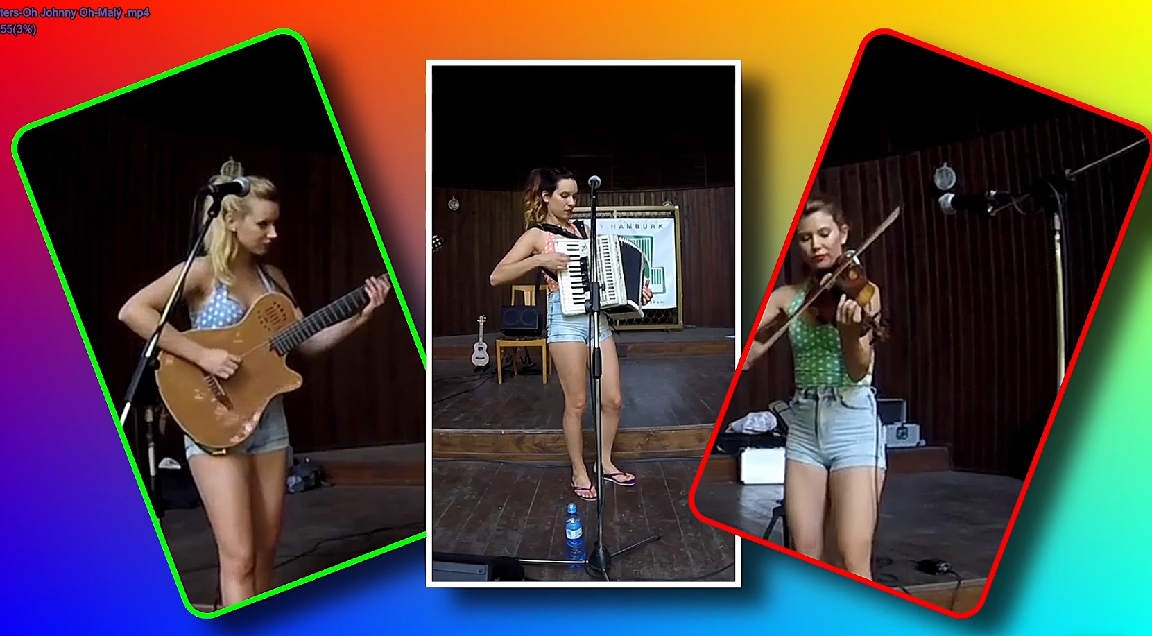 The Priester sisters-Oh Johnny Oh-Malý смотреть онлайн