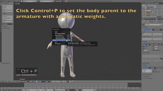 [2.79] Quick Character Rigging in Blender: Animation Tutorial смотреть онлайн