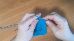 Узор спицами Морской Бриз