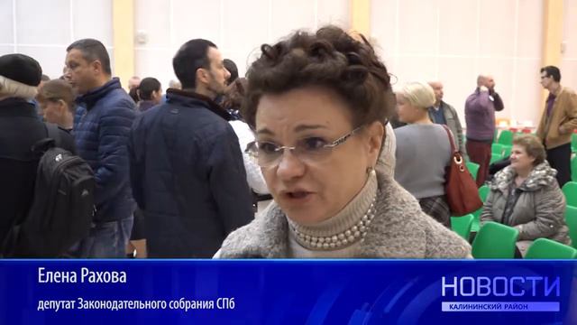 Встреча главы Калининского района с жителями МО «Пискаревка»