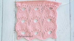 Ажурный фантазийный узор спицами, мастер класс.mp4