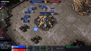 Starcraft II HomeStory Cup XXIII 2023 Jun30 Geralt(P) v SKillous(P) Game 1 MAPS - Gresvan LE