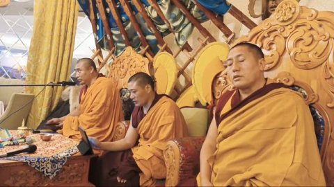 Часум, Сержем, Янгуг. Официальная делегация Дрепунг Гоманга 21.02.2023