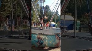 Парк Города Ногинск. Аттракционы. Мира скалалаз. #Ногинск#парк#отдых#аттракционы#семья#скалолаз