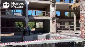 ⚓️В Мариуполе активно ведутся работы по восстановлению знакового для города здания почтамта.