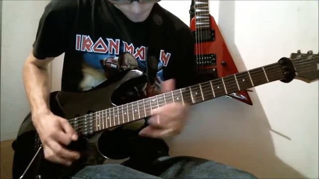 Wasted Years - Iron Maiden (Guitar Solo Cover) смотреть онлайн