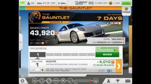 The Gauntlet season 8 - Porsche 911 Carrera S - challenge 1 - 43K - Real Racing 3.