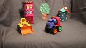 Добрый мультик про машинки. Бетономешалка и Погрузчик