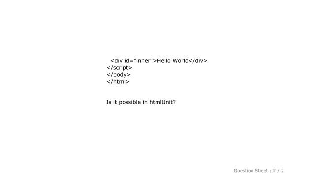 HTML : htmlunit execute page javascript