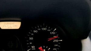 Renault Megane 2 top speed 200km/h максимальная скорость
