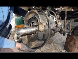 Газ 3308 #46 подкачка, ступица, ремонт