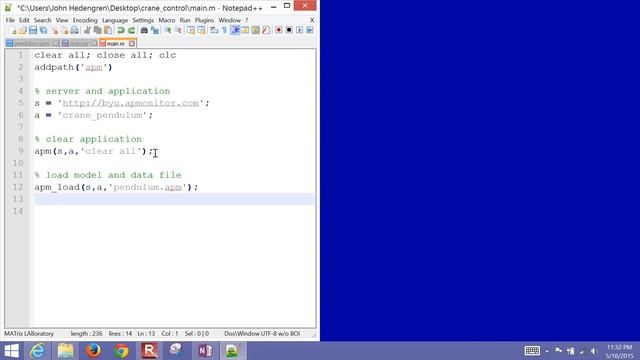 Pendulum Model Predictive Control with MATLAB and Python смотреть онлайн