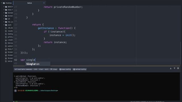Design Patterns Javascript : Singleton Pattern
