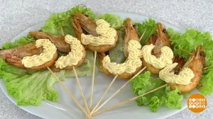 Закуска из креветок. Доброе утро. Фрагмент выпуска от 09.12.2019