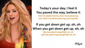 Shakira - Waka Waka (This Time For Africa) (Official Song FIFA 2010 World Cup) Lirik Terjemahan