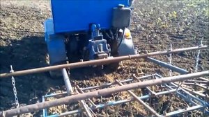Самодельная сцепка борон своими руками, испытание  сцепки с боронками Мототрактором  закрываем влаг