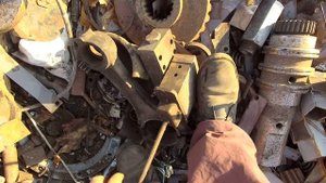 ЭКСКУРСИЯ ПО МЕТАЛЛОПРИЁМКЕ. КУПИЛ БОЛЬШУЮ ФРЕЗУ ОТ МОТОБЛОКА НА МЕТАЛЛОЛОМЕ!