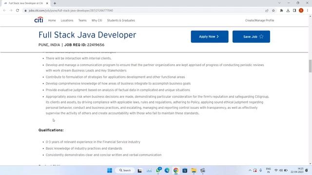 Citi Hiring Full Stack Java Developer | Freshers Job | #java #javadeveloper #fresherjobs #javajobs смотреть онлайн