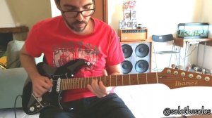 Steelheart - She's gone (guitar solo cover) Ibanez AZ Prestige