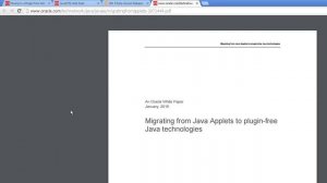 Oracle - Retires Java Web Browser Plugin Beginning With JDK 9