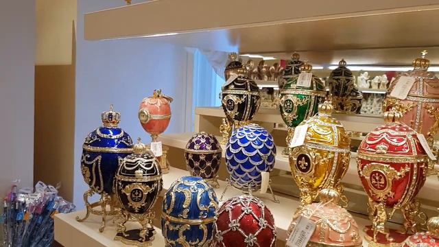Шкатулки "Яйцо Фаберже" 2  -  продолжение #Peterhof #museum #Петергоф #сувениры