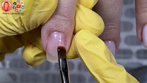 Френч гель лаком на квадрат / Как нарисовать френч