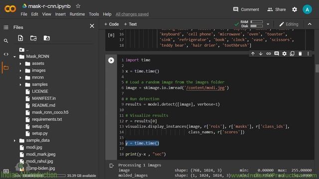 MASK R-CNN Inference on Google Colab | Deep Learning | Computer Vision | AI