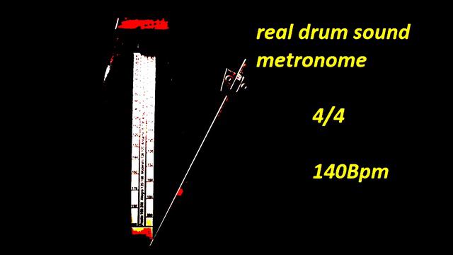 Metronome 4/4 140 Bpm (real drum sound) смотреть онлайн
