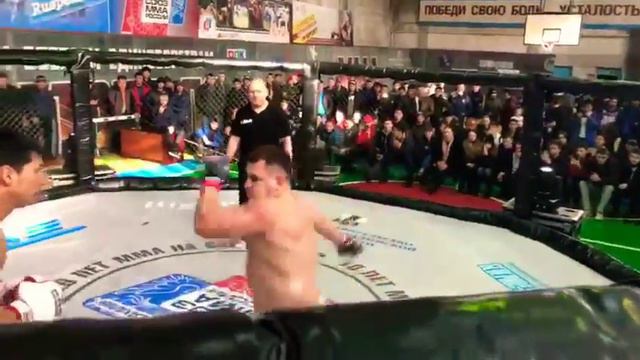 Чемпионат Сахалинской области по ММА 2018г. Мизулин Артем. смотреть онлайн