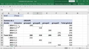 Apprendre EXCEL partie 20