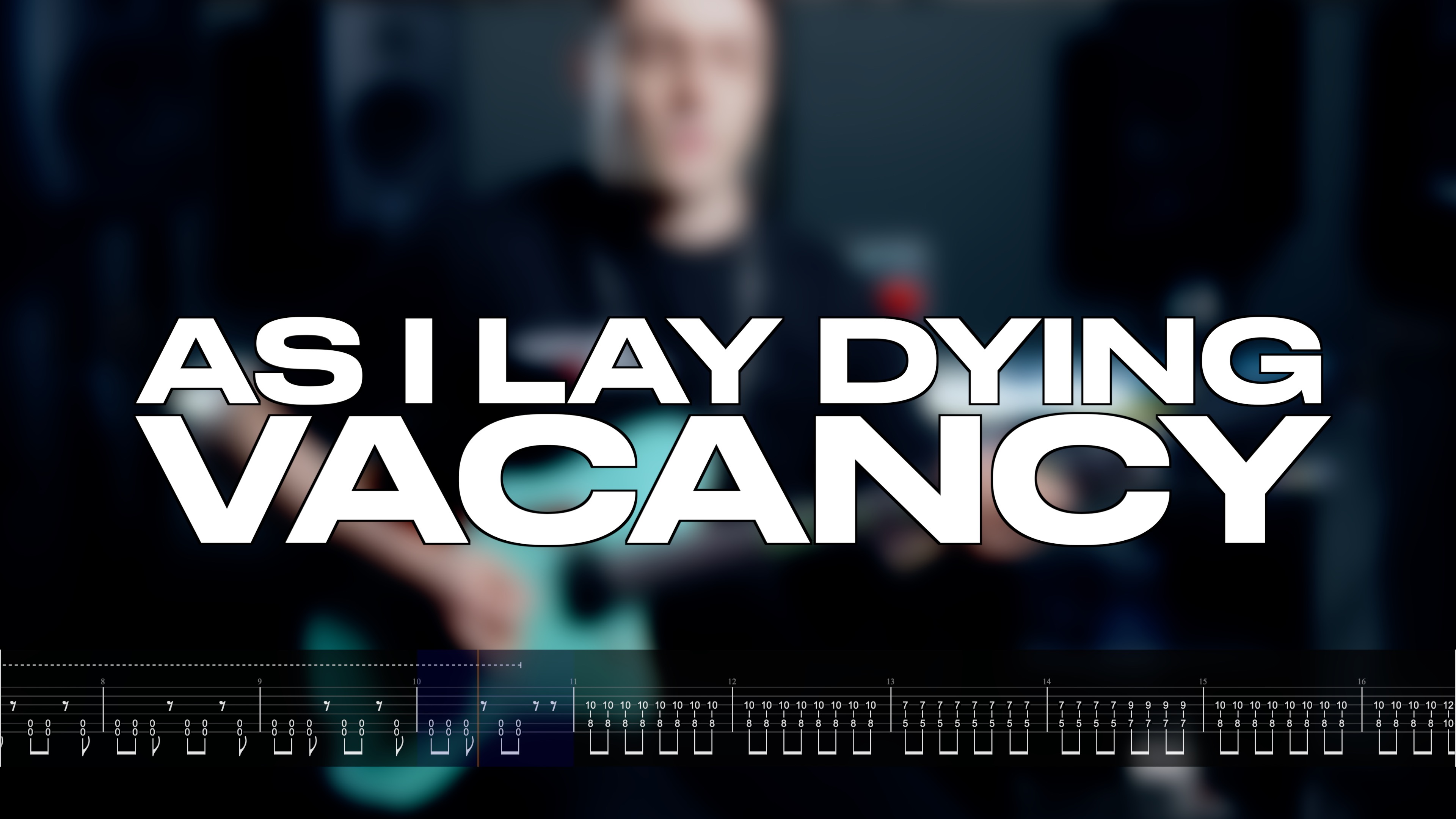 AS I LAY DYING - VACANCY (+TABS)