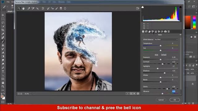 Water Head - photoshop creative manipulation editing tutorial - best photoshop editing tutorial 201 смотреть онлайн