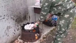 куриное бедро с картошкой на садже