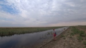 Видео Рыбалка на Черноземельском канале. Слабый клёв. Ловим щуку на спиннинг. Калмыкия
