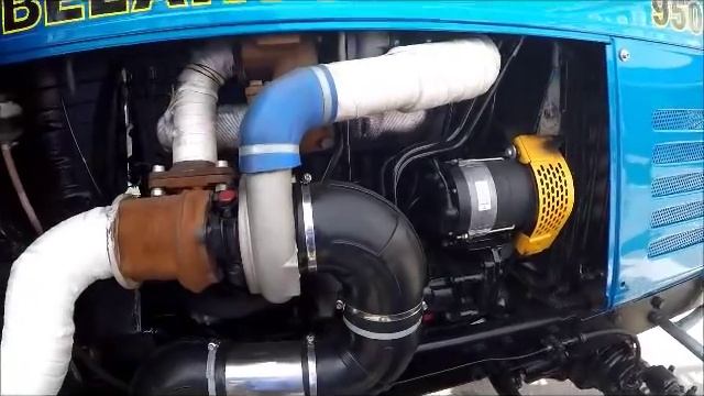 Трактор МТЗ - Мега тюниг БИ-Турбировынный двигатель смотреть онлайн