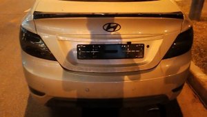 Открытие багажника Hyundai Solaris кнопкой имея только штатный имобилайзер (обзор работы)