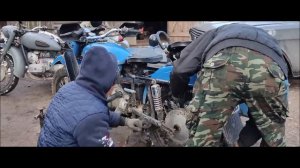 ставим злую резину на урал днепр