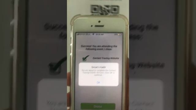 Smart Hadir QR Scan Process Demo (Apple iOS)