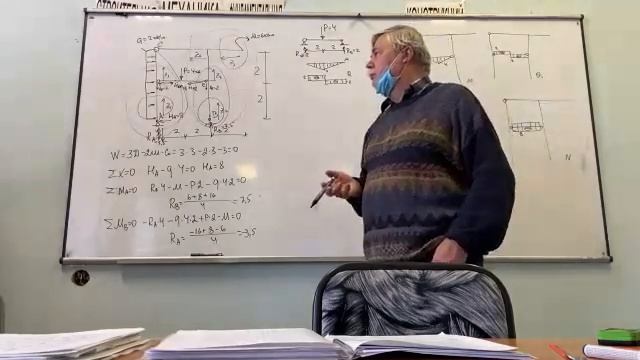 Расчет трехшарнирной рамы с затяжкой. Палагушкин В.И смотреть онлайн