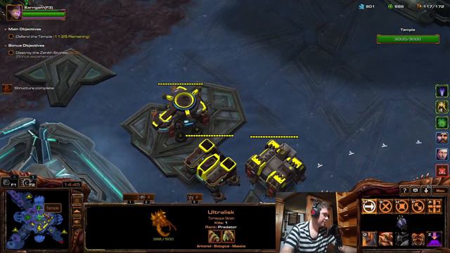 ULTRA HEAVY ARMY! Starcraft II co-op mutation 'Temple of Rebirth смотреть онлайн