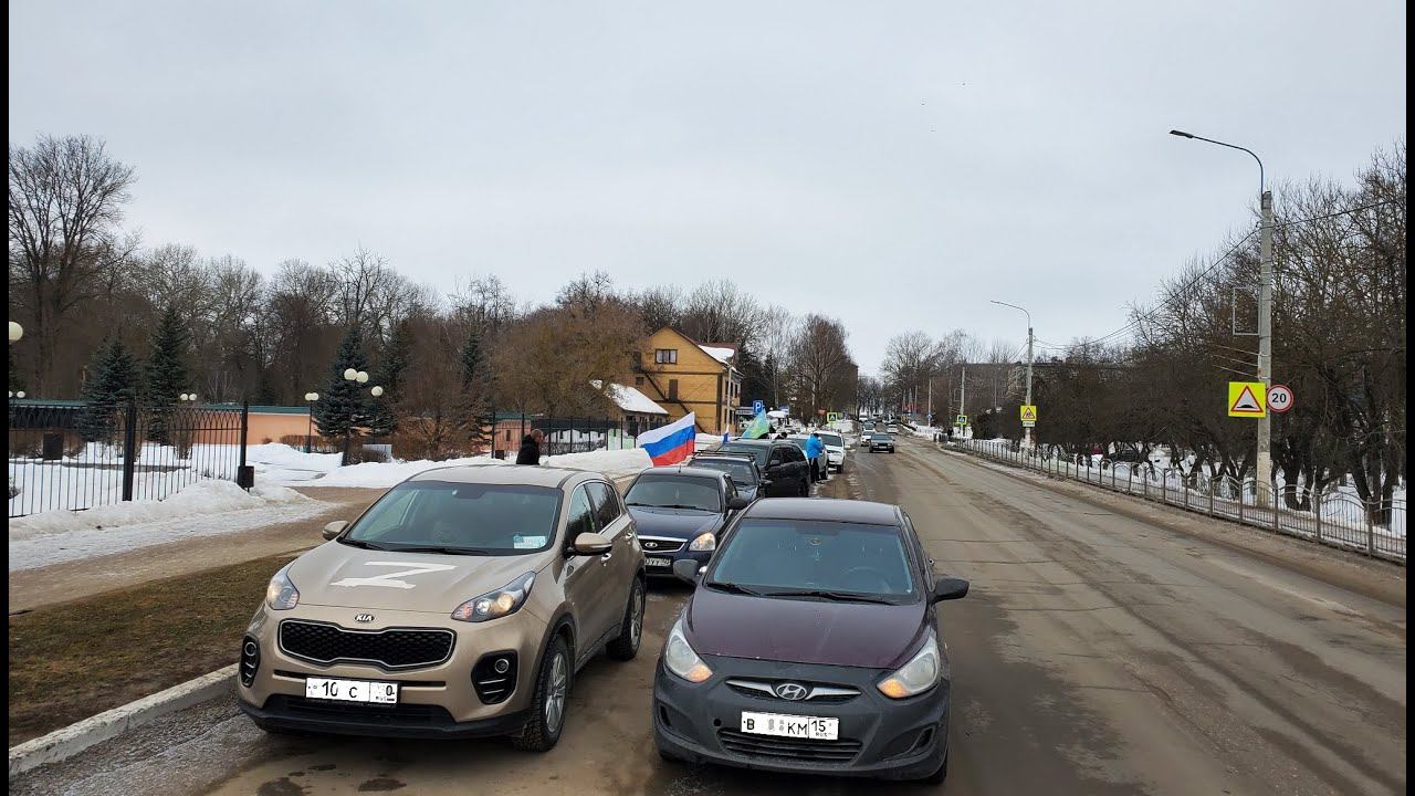 Автопробег в Козельске. #СвоихНеБросаем!