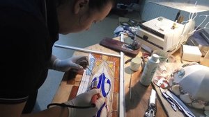 Пайка Изготовление витража паяльником