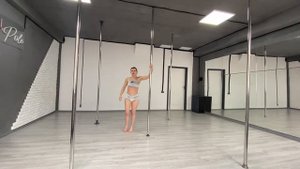 Пилонная размика pole dance для всех уровней сложности, разминка с пилоном, пол денс, пилон